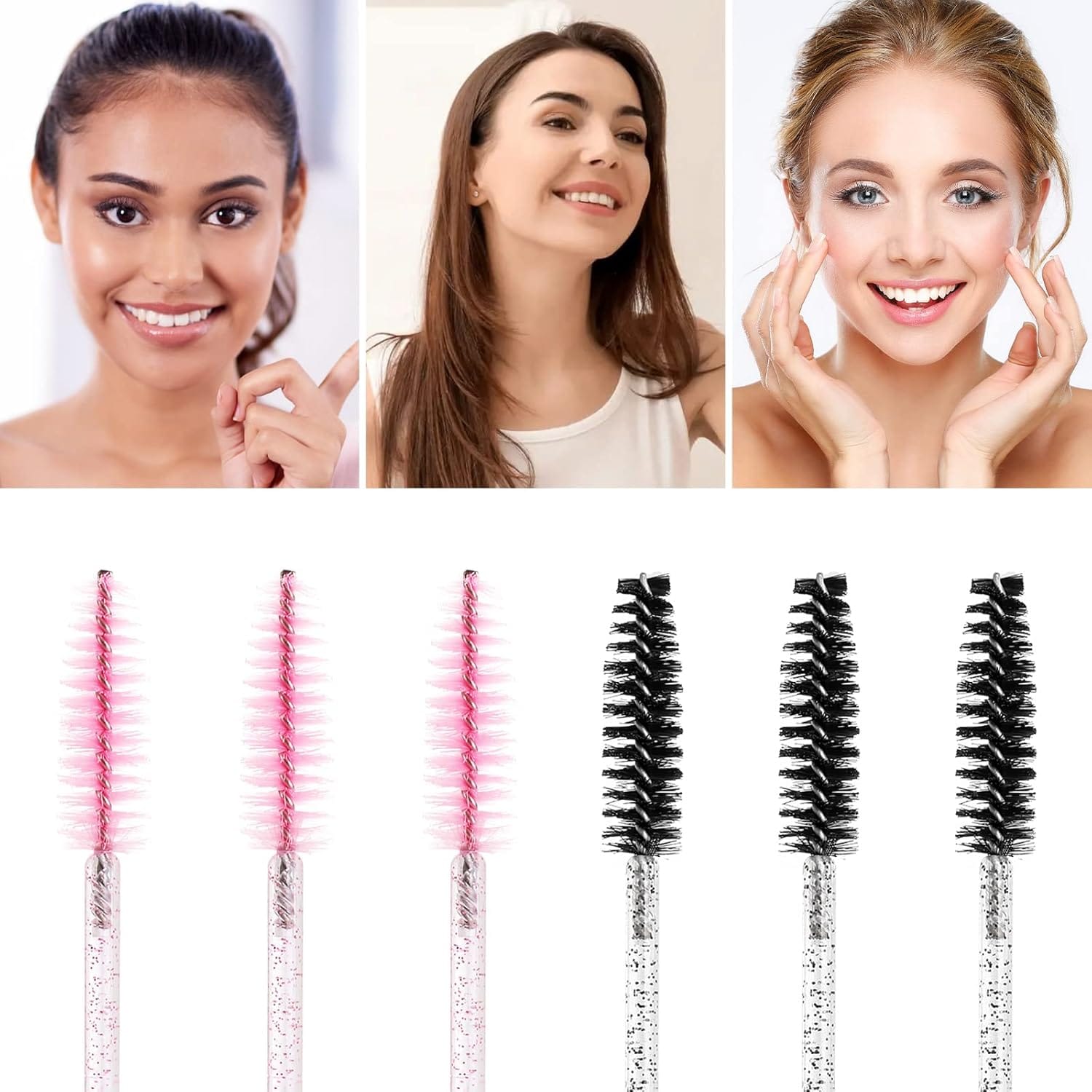 Eyelash Glitter Mascara Brush (White Pole) Eyelash Glitter Mascara Brush (White Pole)