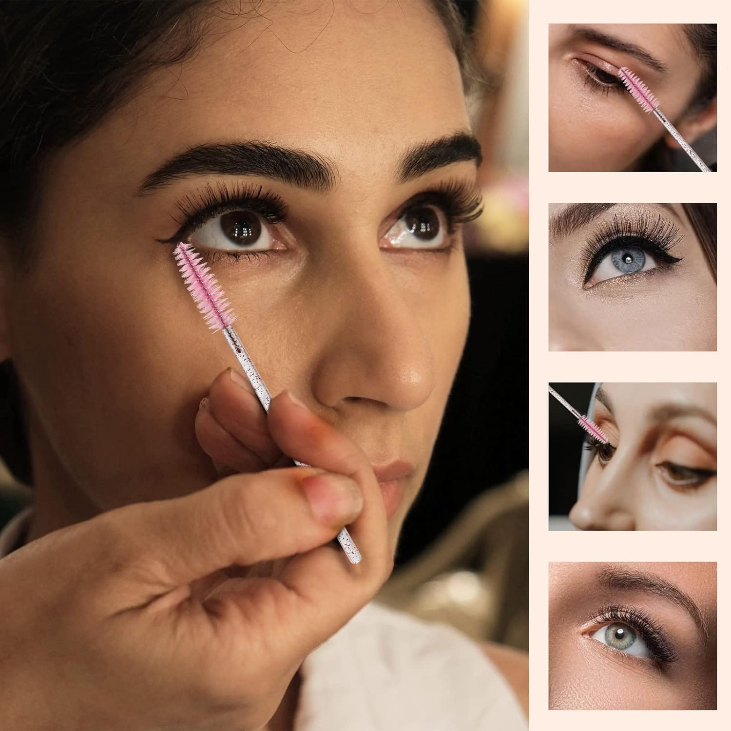 Eyelash Glitter Mascara Brush (White Pole) Eyelash Glitter Mascara Brush (White Pole)