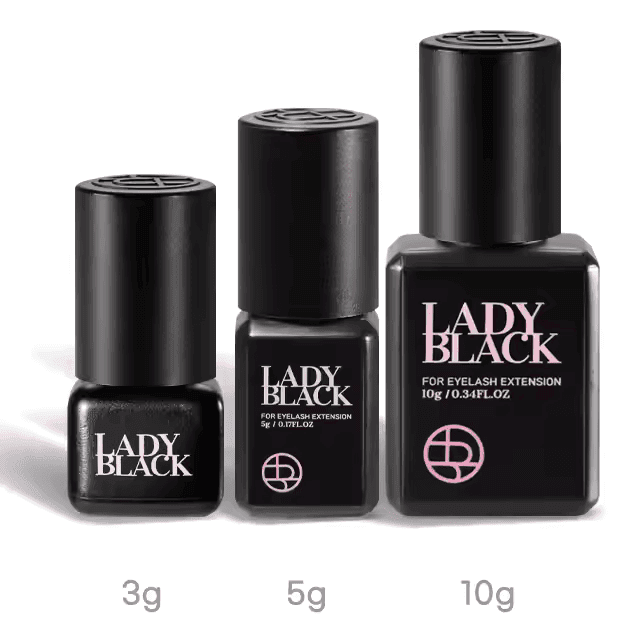 Lady Black Adhesive / Lady Black Lash Adhesive, Slow Drying (3-4 seconds) Lady Black Adhesive / Lady Black Lash Adhesive, Slow Drying (3-4 seconds)