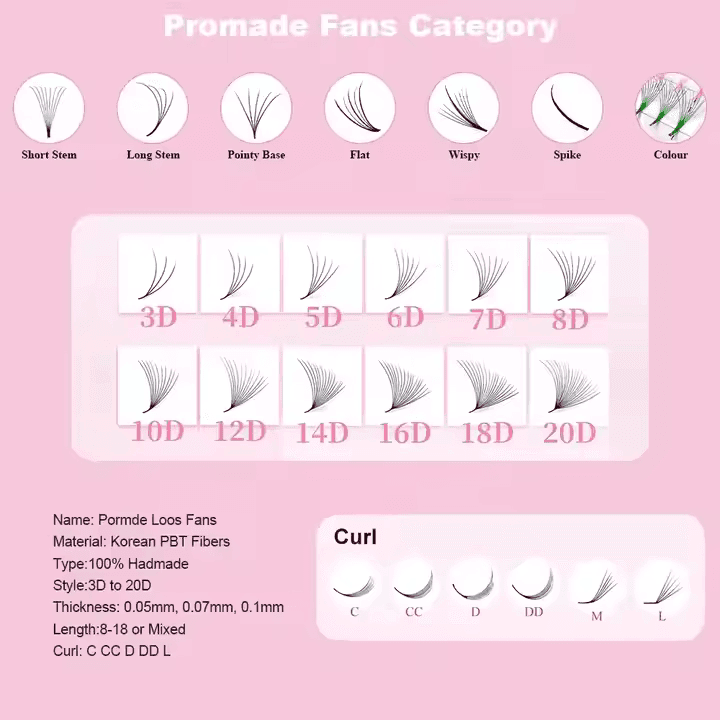 3D Promade Loose - 1000 fan/box 3D Promade Loose - 1000 fan/box