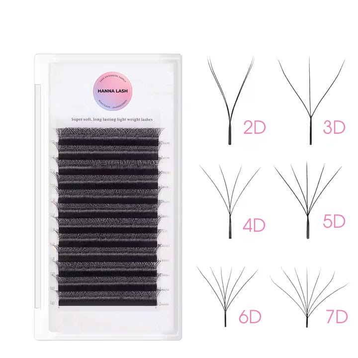 Volume Premade Fan 3D Lash Extensions Volume Premade Fan 3D Lash Extensions