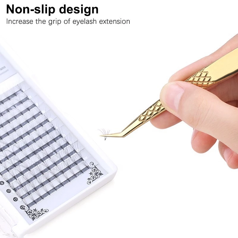 Curved Tip Volume Eyelash Extensions Tweezers Curved Tip Volume Eyelash Extensions Tweezers